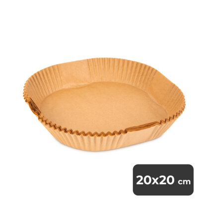 Hartie de Copt pentru Friteuza cu Aer Cald – Patrata – 20 cm – 50 buc / pachet