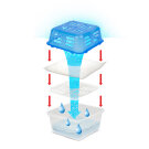 Dezumidificator cu Rezervor si Perna - Ocean - 2 x 350 ml