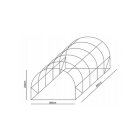 Folie Solar de Gradina - 8 x 3 x 2 m - Verde