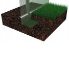 Solar de Gradina - Verde - 3 x 2 x 2 m