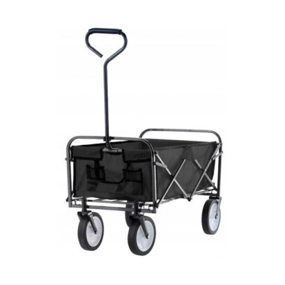 Carucior Pliabil - - 116 x 54 x 90 cm - Negru