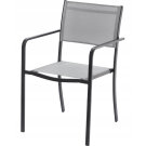 Scaun de Gradina GardenLine - 54 x 55 x 86 cm - Gri