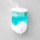 Dispenser de săpun lichid cu senzor pentru perete - 600 ml - Alb
