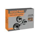 Dispozitiv pentru Manipulat Sticlă cu 3 Ventuze - 27x7,5x27 cm - Argintiu