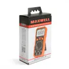 Multimetru digital cu tester de baterii, măsurare a temperaturii și funcție de lampă de lucru