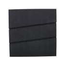 Modern stílusú postaláda 37x37x10,5 cm - Antracit szürke
