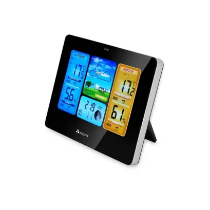 Stație Meteorologică Fără Fir - Ecran LCD - Negru