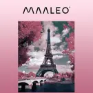 Set de Pictură cu Numere - Turnul Eiffel - 40 x 50 cm