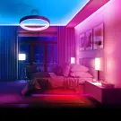 Banda LED RGB - 5 m - 220-240V - 5050 SMD - 30 LED/m - 7,2W/m - Cu Telecomandă și Control Vocal