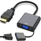 Cablu adaptor HDMI-VGA, negru
