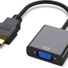 Cablu adaptor HDMI-VGA, negru