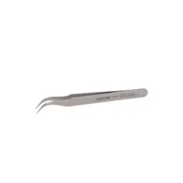 Pensetă din Oțel Inoxidabil cu Vârf Subțire și Îndoit - 120 mm