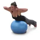 Minge de gimnastica cu pompa, 65 cm, Mov