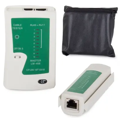 Tester UTP pentru Cablu de Retea RJ45/RJ11