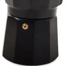 Cafetiera din Aluminiu, 150 ml, Negru