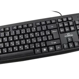 Tastatură USB Titanum cu layout bulgar, cablu de 1.45 m
