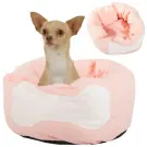 Pat pentru câini și pisici, rotund, cu pernă moale, 32 cm