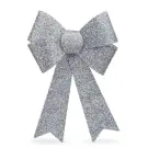Decor de Crăciun - Fundă LED - Argintiu - 40 x 30 cm