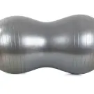 Minge de fitness pentru reabilitare, 40 cm, PVC, argintiu, cu pompă