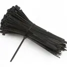 Coliere de fixare cabluri, negre, 100 buc.