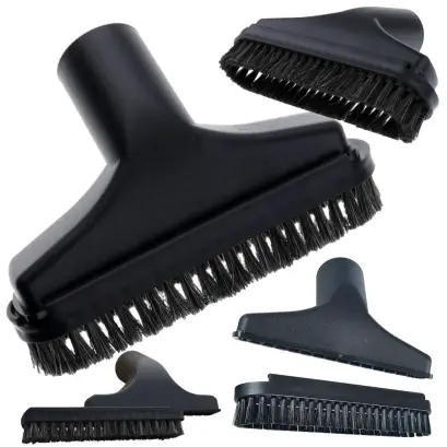 Perie universală pentru aspirator cu perie retractabilă, negru