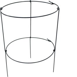Suport rotund pentru plante - 2 cercuri 45 x 90 cm, verde
