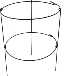 Suport rotund pentru plante, 2 cercuri 35x60 cm, verde
