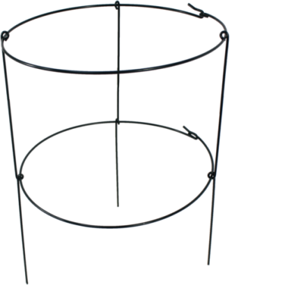 Suport rotund pentru plante, 2 cercuri 35x60 cm, verde