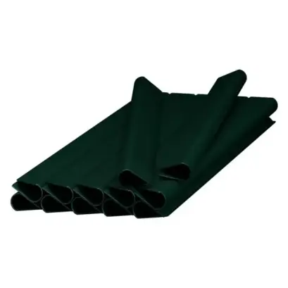 Clipsuri pentru gard 19cm, 12 bucăți, verde închis