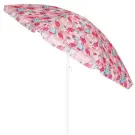 Umbrelă de plajă pliabilă 200cm roz