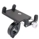 Suport telefon bicicleta aluminiu negru