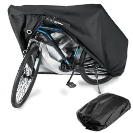 Husa impermeabilă pentru bicicletă/motocicletă 190x95 cm, neagră