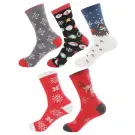 Sosete Festive Bumbac Colorate 37-43