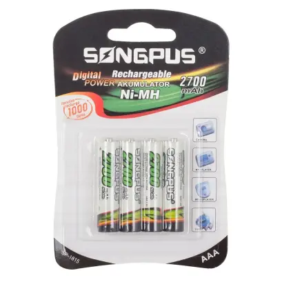 4 Acumulatori AAA R3 Până la 2700 mAh